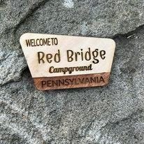 Red Bridge Magnet