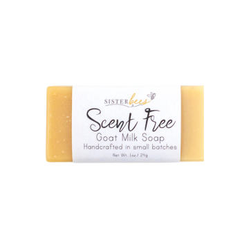 Travel Size Scent Free Goat's Milk Soap- Case of 6