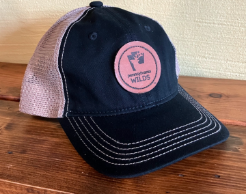 PA Wilds Leather Patch Mesh Back Cap Hat