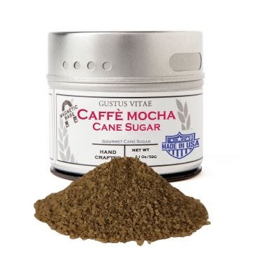 Caffè Mocha Cane Sugar - Case of 8