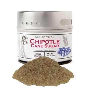 Smoked Chipotle Cane Sugar - Case of 8