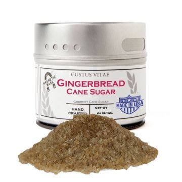 Gingerbread Cane Sugar - Case of 8