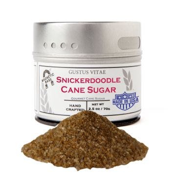 Snickerdoodle Cane Sugar - Case of 8