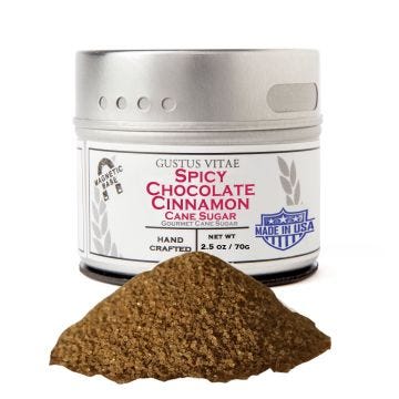 Spicy Chocolate Cinnamon Cane Sugar - Case of 8