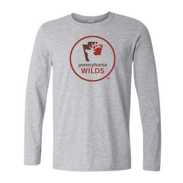 PA Wilds Logo Adult Long Sleeve Shirt