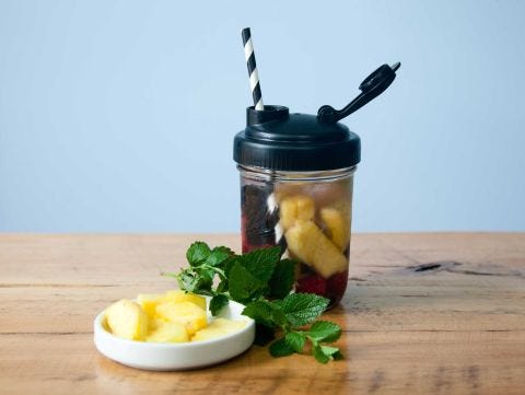reCAP Mason Jars Diamond Pineapple Infused Mason Jar Vodka
