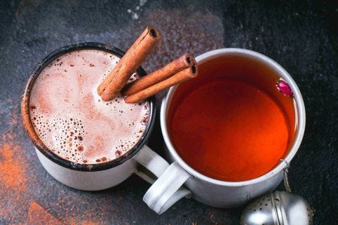 Crystallized Honey-Cinnamon Holiday Tea