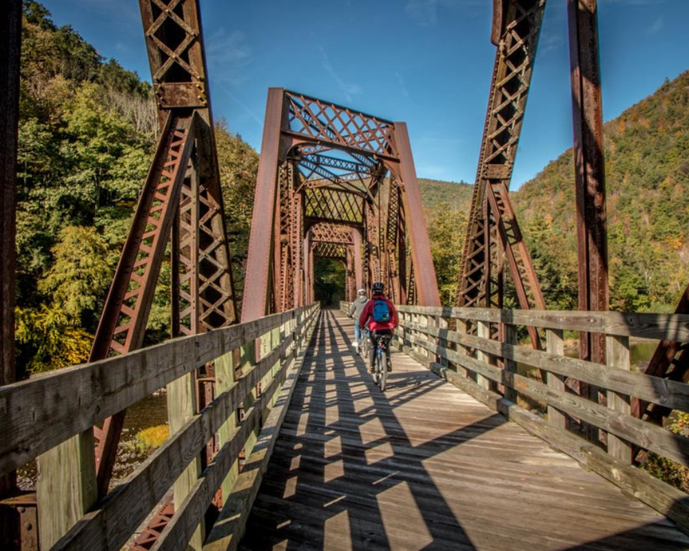 Spring on the PA Wilds Rail Trail